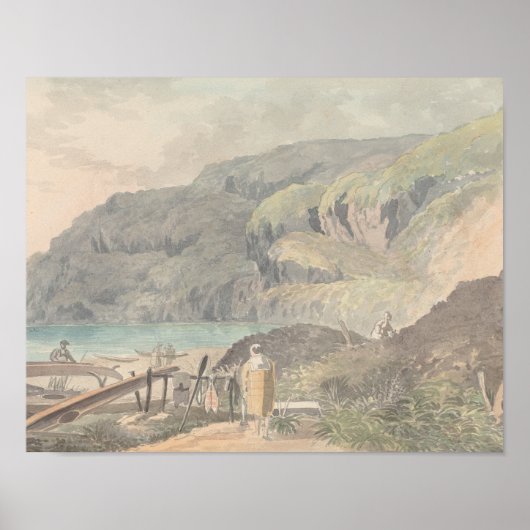 Charles Hamilton Smith - Aussicht auf einen See Poster (Vorne)