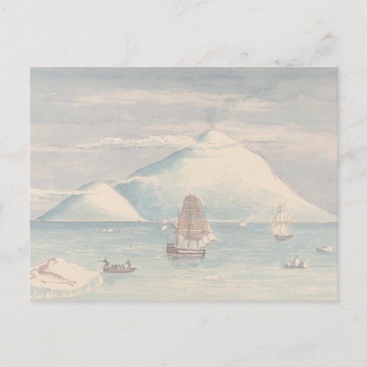 Charles Hamilton Smith - Beaufort Island and Mount Postkarte (Vorderseite)