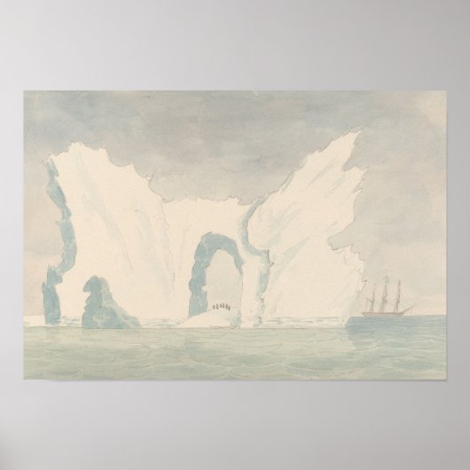 Charles Hamilton Smith - Bemerkenswerter Iceberg Poster (Vorne)