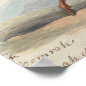 Charles Hamilton Smith - Das Koomrah-Pferd Poster (Ecke)