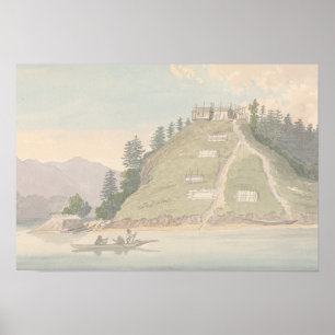 Charles Hamilton Smith - Dorf der freundlichen Ind Poster
