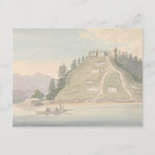 Charles Hamilton Smith - Dorf Friendly Indian Postkarte