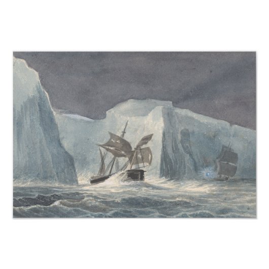 Charles Hamilton Smith - The Erebus Passing Fotodruck (Vorne)
