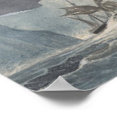 Charles Hamilton Smith - The Erebus Passing Poster (Ecke)