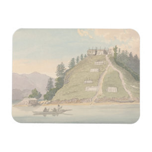 Charles Hamilton Smith -Village of Friendly Indian Magnet