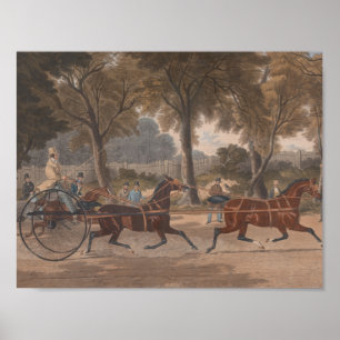 Charles Hunt - Außerordentliches Trotting Match Poster
