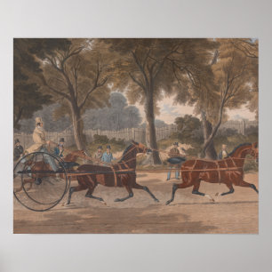 Charles Hunt - Außerordentliches Trotting Match Poster