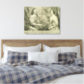 Charles I (1600-49) und Henrietta Maria (1609-69) Leinwanddruck (Insitu (Schlafzimmer))