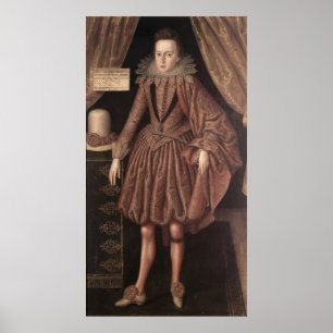Charles I als Prinz von Wales, c.1612-13 Poster