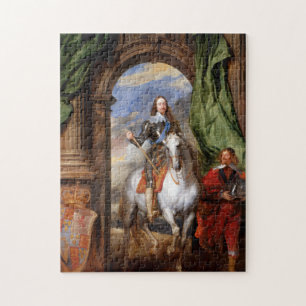 Charles I. auf einem Pferd von Van Dyck Puzzle