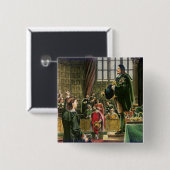 Charles I im Unterhaus Button (Vorne & Hinten)
