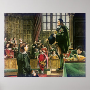 Charles I im Unterhaus Poster