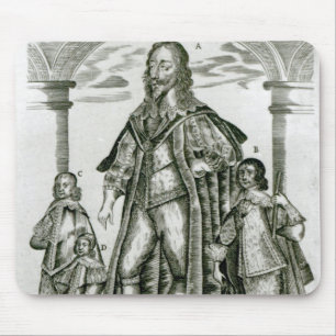 Charles I mit seinen Kindern Mousepad