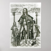 Charles I mit seinen Kindern Poster (Vorne)