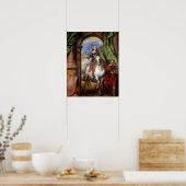 Charles I über Horseback von Van Dyck Poster (Küche)