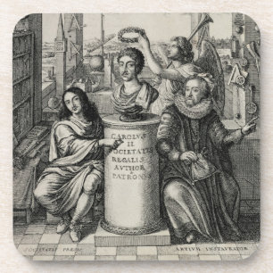 Charles II (1630-85) als Gönner des königlichen Untersetzer