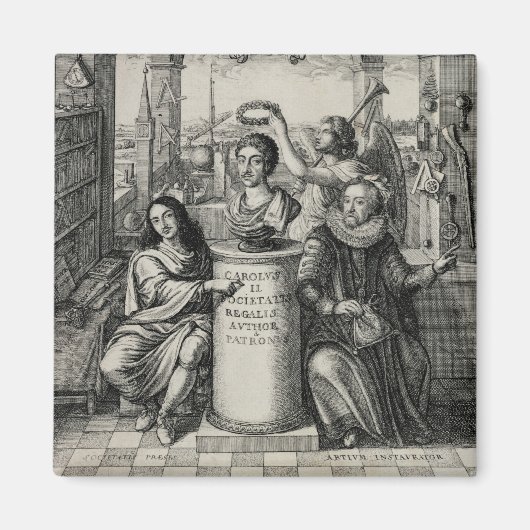 Charles II (1630-85) als Schirmherr der Königliche Magnet (Vorne)