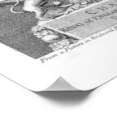 Charles II (1630-85) König von Großbritannien und Poster (Ecke)