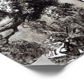 Charles II versteckt im Eichenbaum Poster (Ecke)