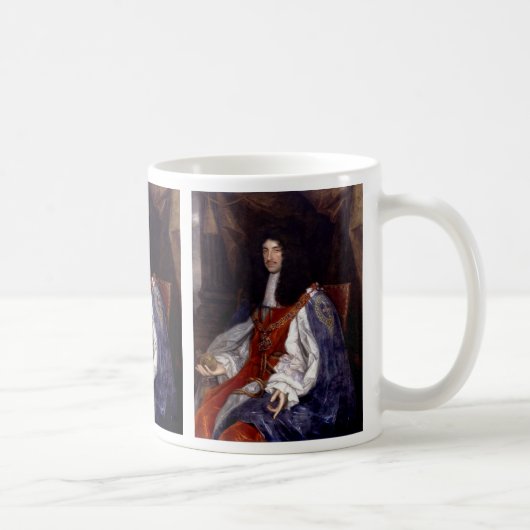 Charles II. von Großbritannien und Irland Kaffeepa Kaffeetasse (Rechts)