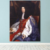 Charles II. von Großbritannien und Irland Leinwanddruck (Insitu (Holzboden))