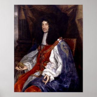 Charles II. von Großbritannien und Irland Poster
