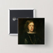 Charles II von Spanien Button (Vorne & Hinten)