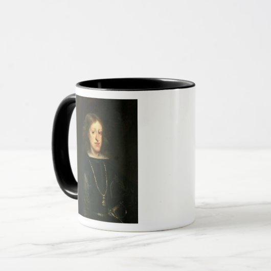 Charles II von Spanien Tasse (Vorderseite Links)