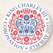 Charles III Coronation Getränkeuntersetzer (Vorne)