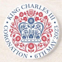 Charles III Coronation Getränkeuntersetzer