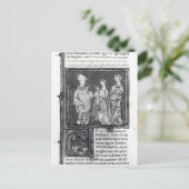 Charles III der Einfache mit seiner Ehefrau und se Postkarte (Stehend Vorderseite)