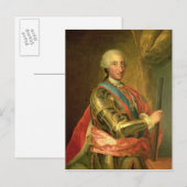 Charles III in Armor, nach 1759 Postkarte (Vorne/Hinten)