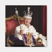 Charles III. King of England Magnet (Vorne)