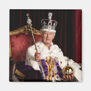 Charles III. King of England Magnet