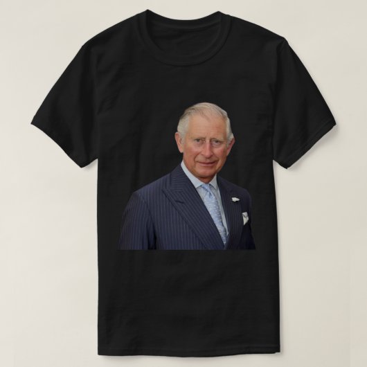 Charles III King of England T-Shirt (Design vorne)