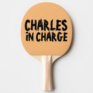 CHARLES IN CHARGE BOSS PONG PADDLES TISCHTENNIS SCHLÄGER