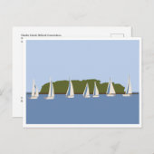 Charles Island Milford CT Postcard Postkarte (Vorne/Hinten)