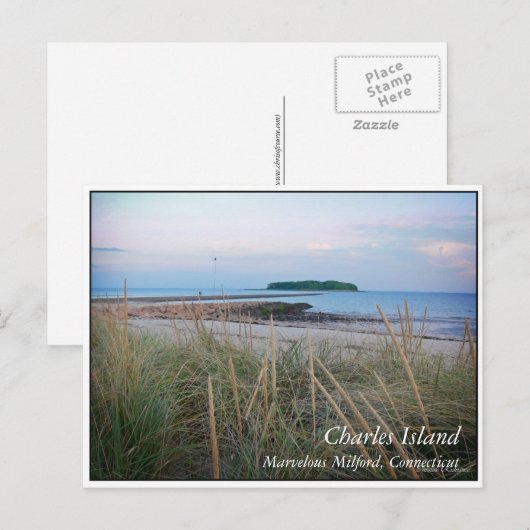 Charles Island Postkarte (Vorne/Hinten)