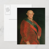 Charles IV Postkarte (Vorne/Hinten)