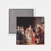 Charles IV. von Spanien und seine Familie - Goya Magnet (Vorderseite/Rückseite)