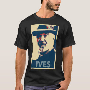 Charles Ives-Plakat-politische Parodie T-Shirt
