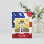 Charles Ives Postkarte (Stehend Vorderseite)