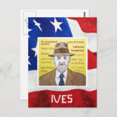 Charles Ives Postkarte (Vorne/Hinten)