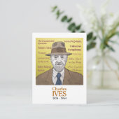 Charles Ives Postkarte (Stehend Vorderseite)