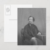 Charles John Huffam Dickens Postkarte (Vorne/Hinten)