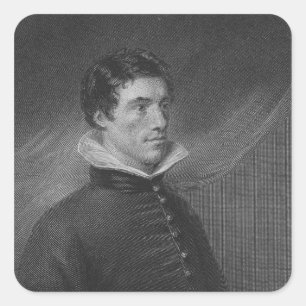 Charles Lamb im dreißigsten Jahr Quadratischer Aufkleber