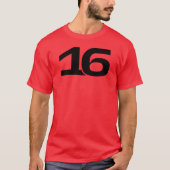 charles leclerc 16 T-Shirt (Vorderseite)