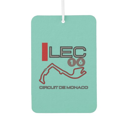 Charles Leclerc, Formel 1, Grand Prix von Monaco Autolufterfrischer (Vorderseite)