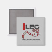 Charles Leclerc, Formel 1, Grand Prix von Monaco Magnet (Vorderseite/Rückseite)
