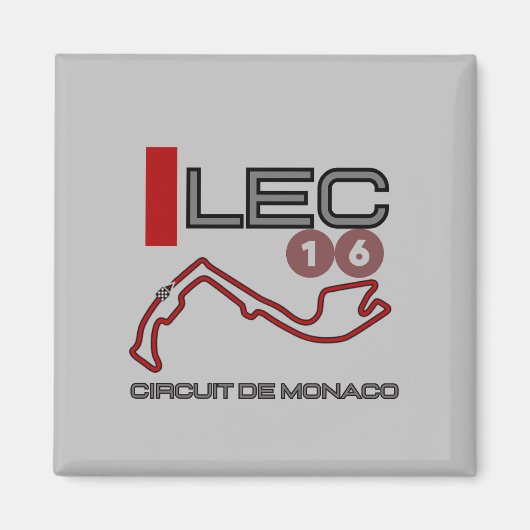 Charles Leclerc, Formel 1, Grand Prix von Monaco Magnet (Vorne)